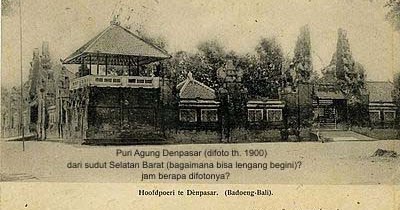 Koleksi Foto Tempo Dulu "Kehidupan Raja dan Puri di Bali