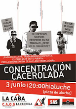 concentración cacerolada 3 junio Aluche