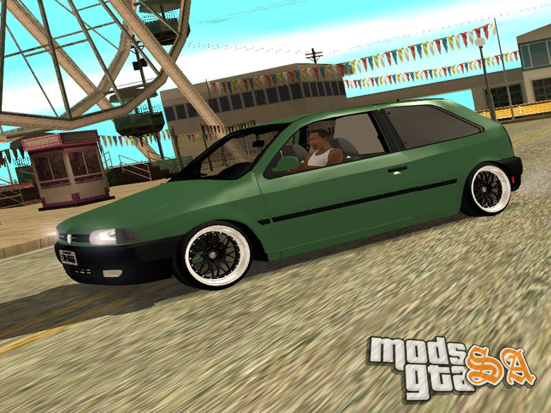 Mods GTA San Andreas: Vw Gol Bola Rebaixado com Muito Som