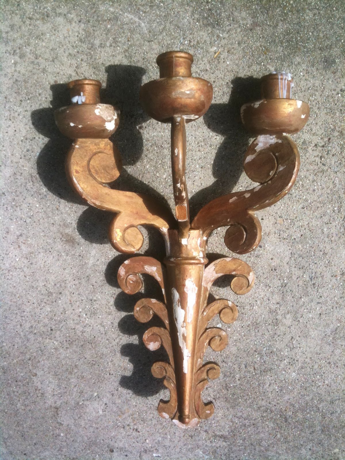 2nddibz Antique Wall Mounted Candle Holder for Sale