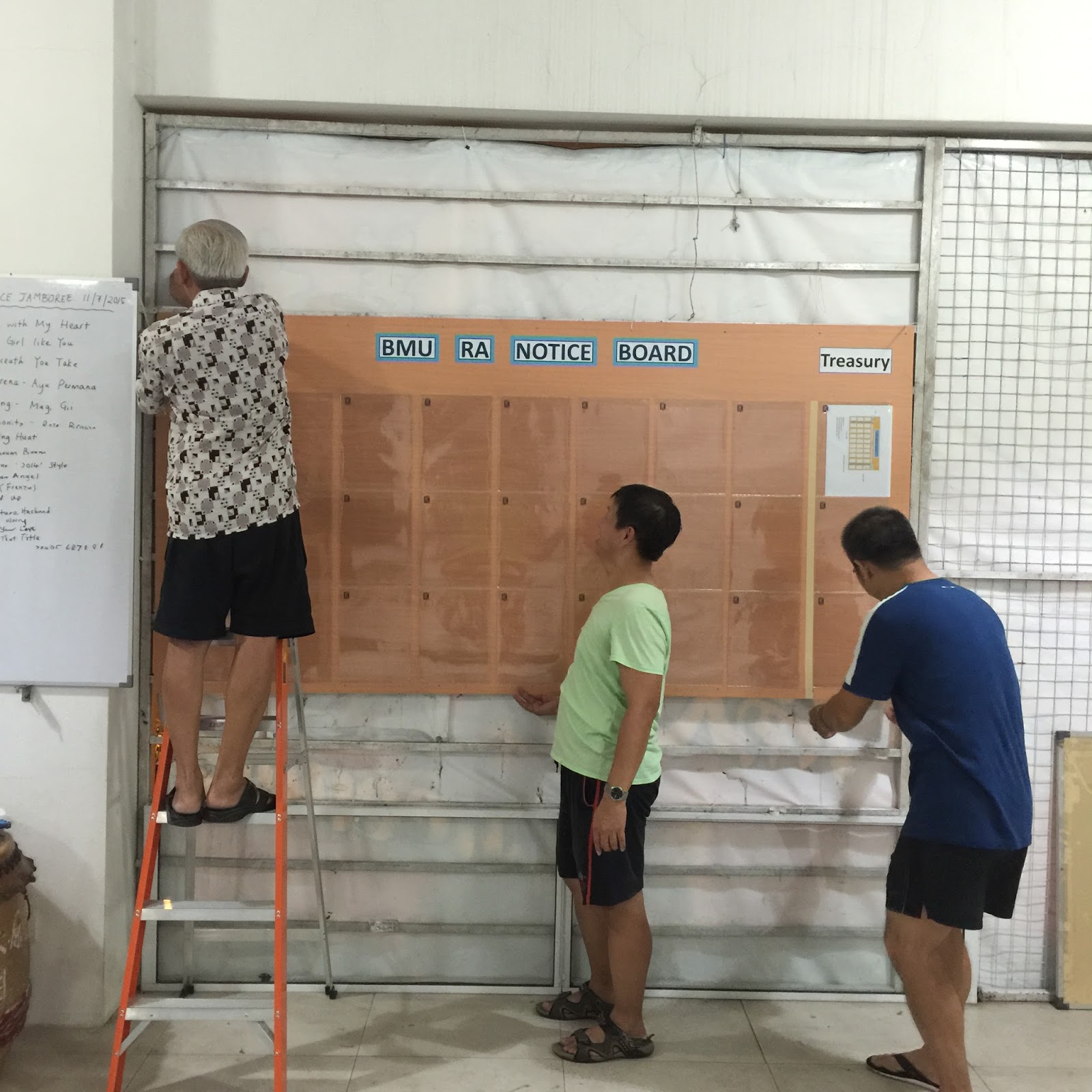 BM Utama Residents' Association Set Up RA Notice Board