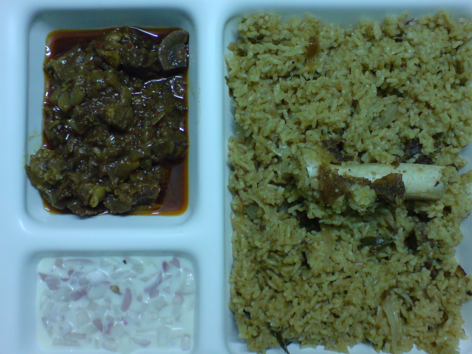 Dream World Mutton Biryani With Mutton Gravy