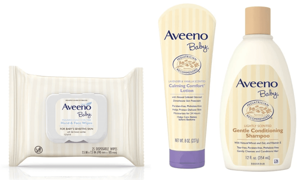 aveeno baby face wipes