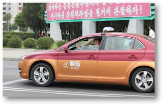 מונית KKG בפיונגיאנג, קוריאה הצפונית