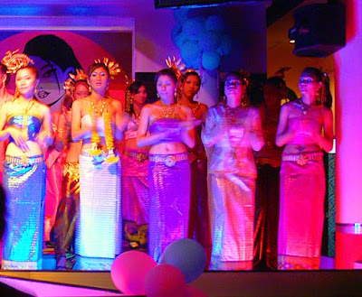 Traditional festival dancing in Phuket Town