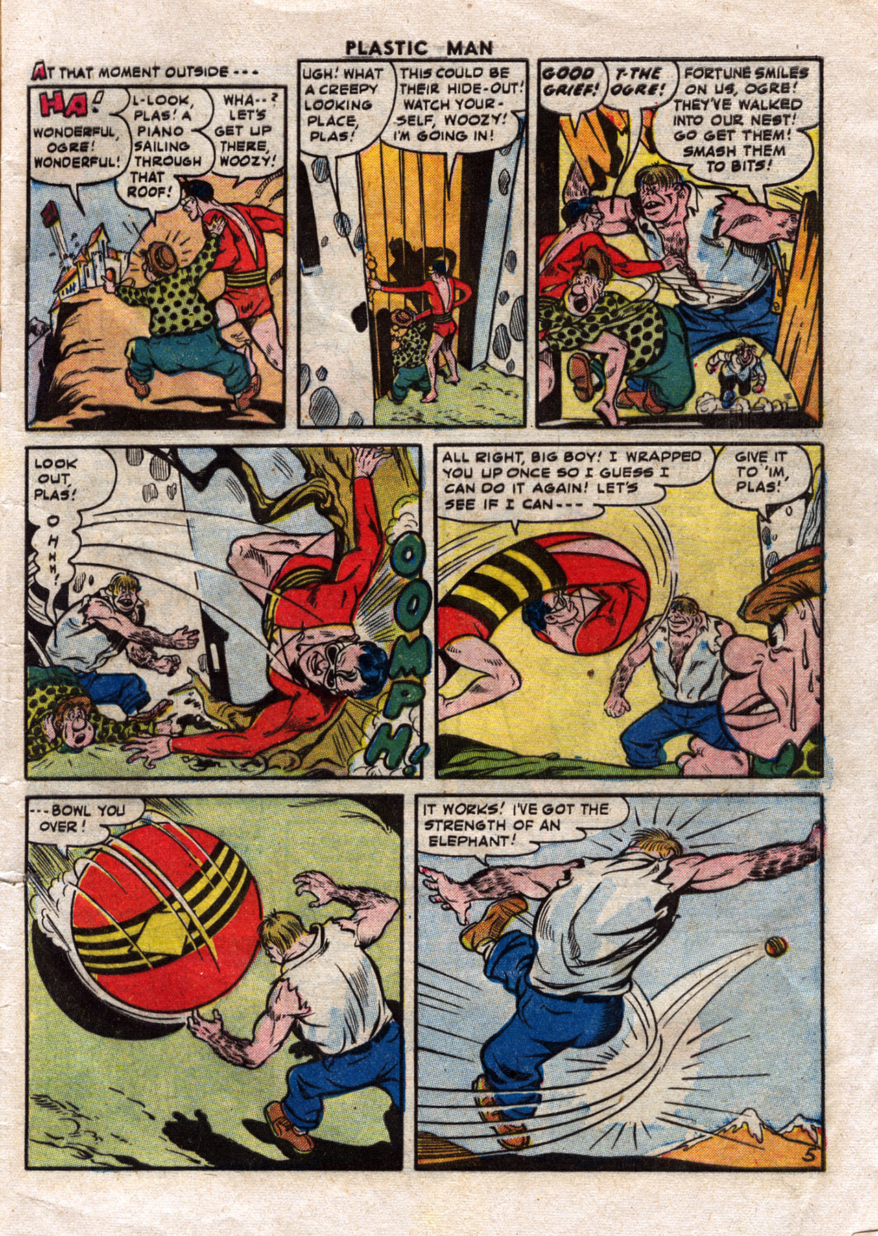 Read online Plastic Man (1943) comic -  Issue #45 - 7