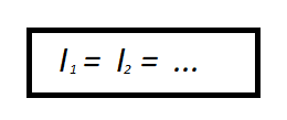 Current in a series circuit