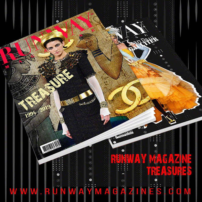 RUNWAY MAGAZINE issue 2019 RUNWAY MAGAZINE cover 2019. Runway Treasure - Chanel