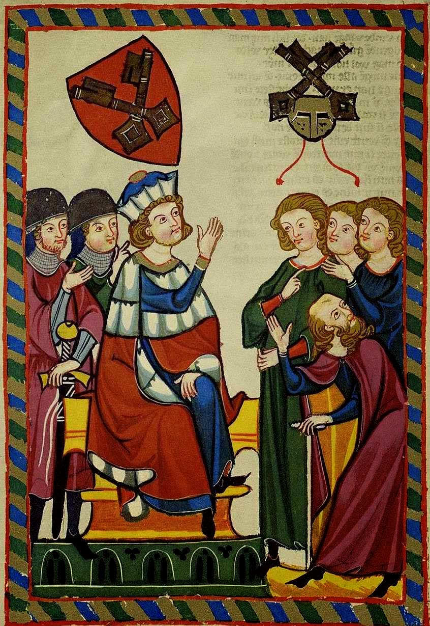 Suavização das relações sociais. Der Burggraf von Regensburg, Codex Manesse