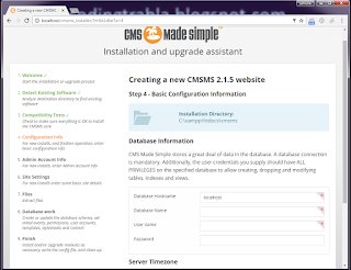 Install CMSMadeSimple 2.1.5 ( CMSMS ) on Windows 7   XAMPP tutorial 1