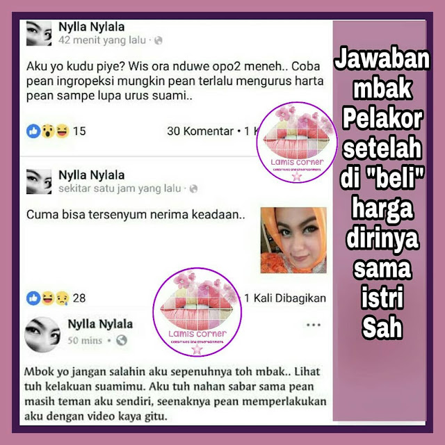 Usai Dihujani Uang Oleh Istri Sah, Pelakor Bilang Usai Dihujani Uang Oleh Istri Sah, Pelakor Bilang