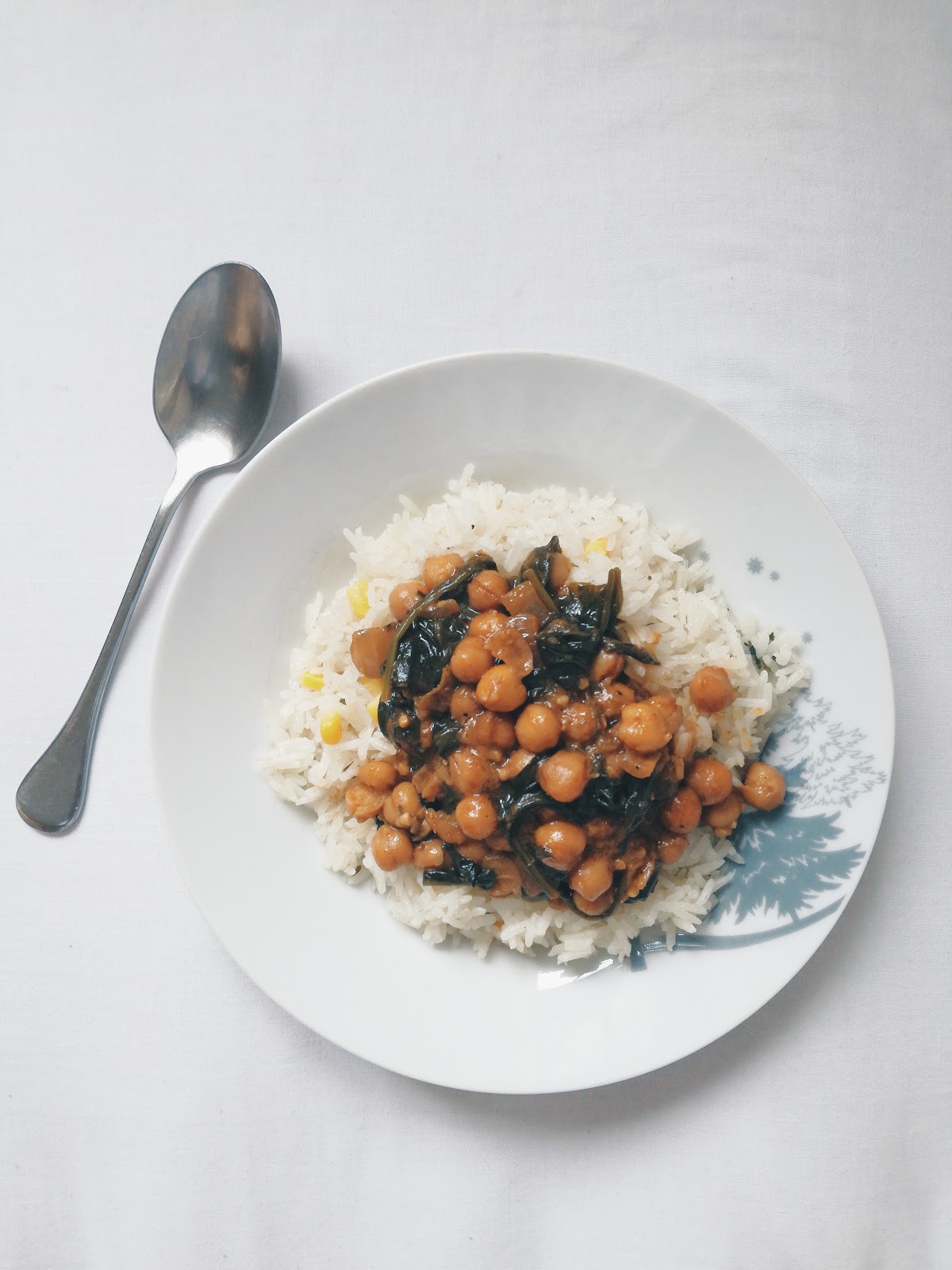 Chickpea & Spinach Curry | Recipe