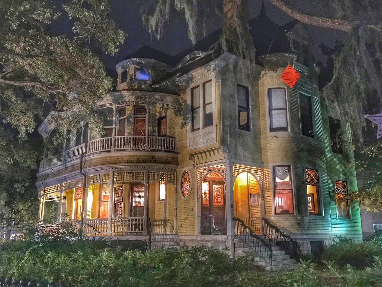 BirdsEyeViews Sottile House Shines at Night!