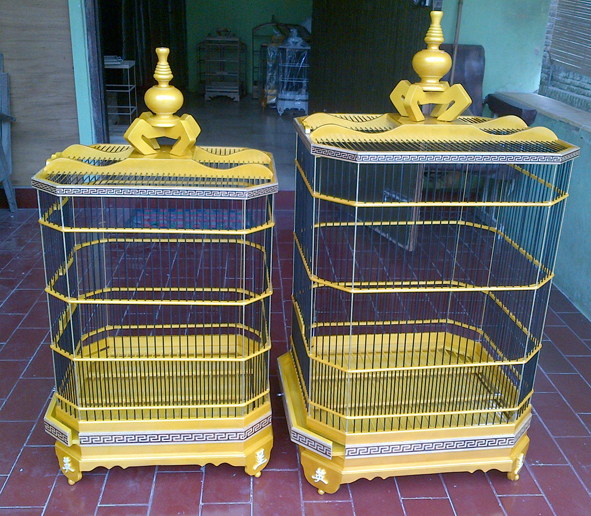 Jual Sangkar Murai Batu Ukiran Jati, Harga Murah Merk MSJ