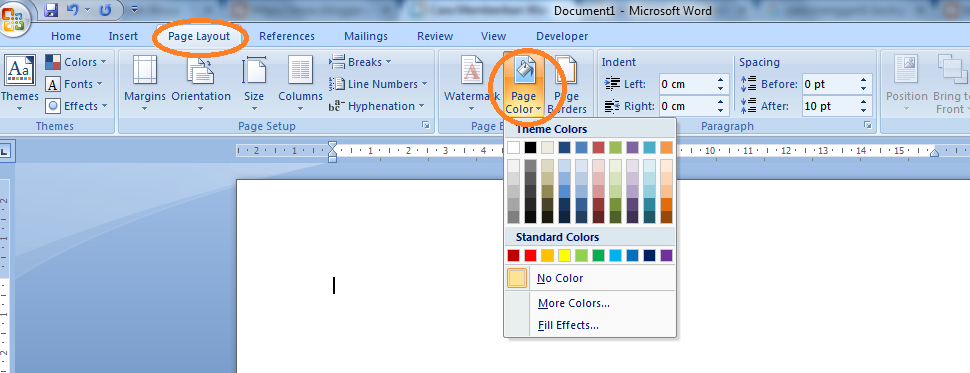 Cara Mengganti Background Microsoft Word | ArahBlogg