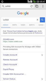 Cara Membuat Akun SSH SGDO Premium Gratis 1 Bulan 