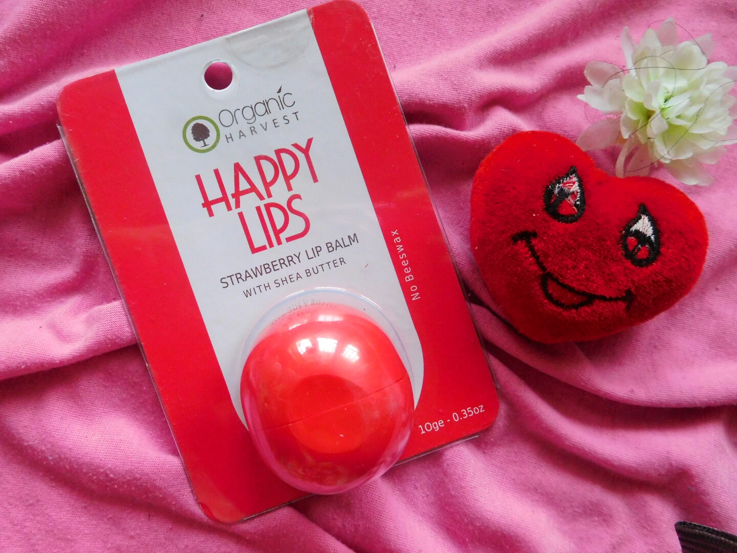 Organic Harvest Strawberry Lip Balm Review! Indian Beauty Network