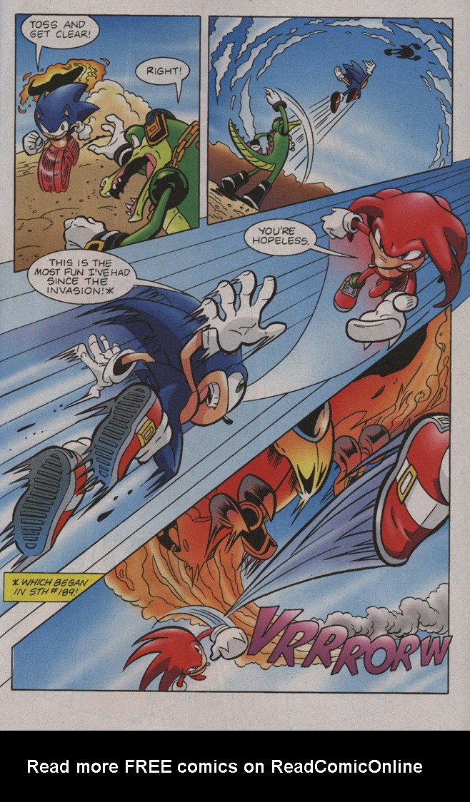 Read online Sonic The Hedgehog comic -  Issue #198 - 23