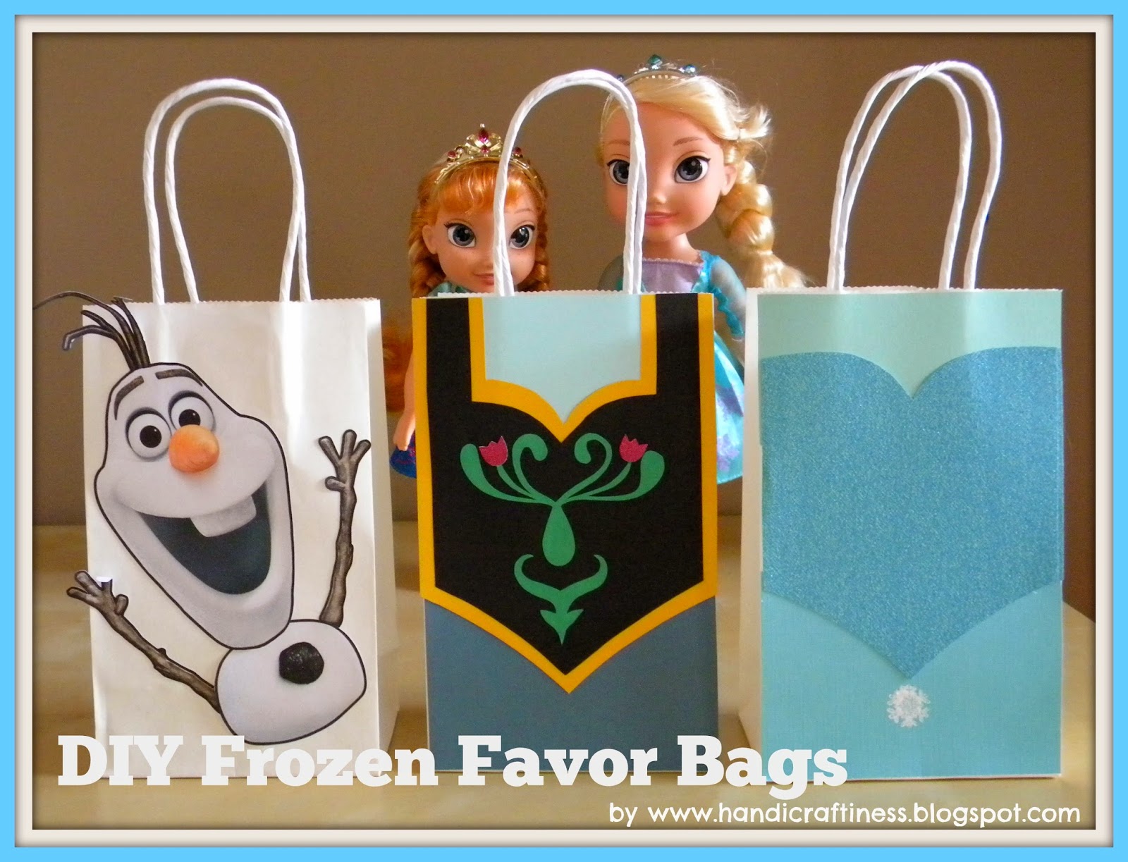 DIY Frozen Themed Party Bags – Modern Latina Mommy