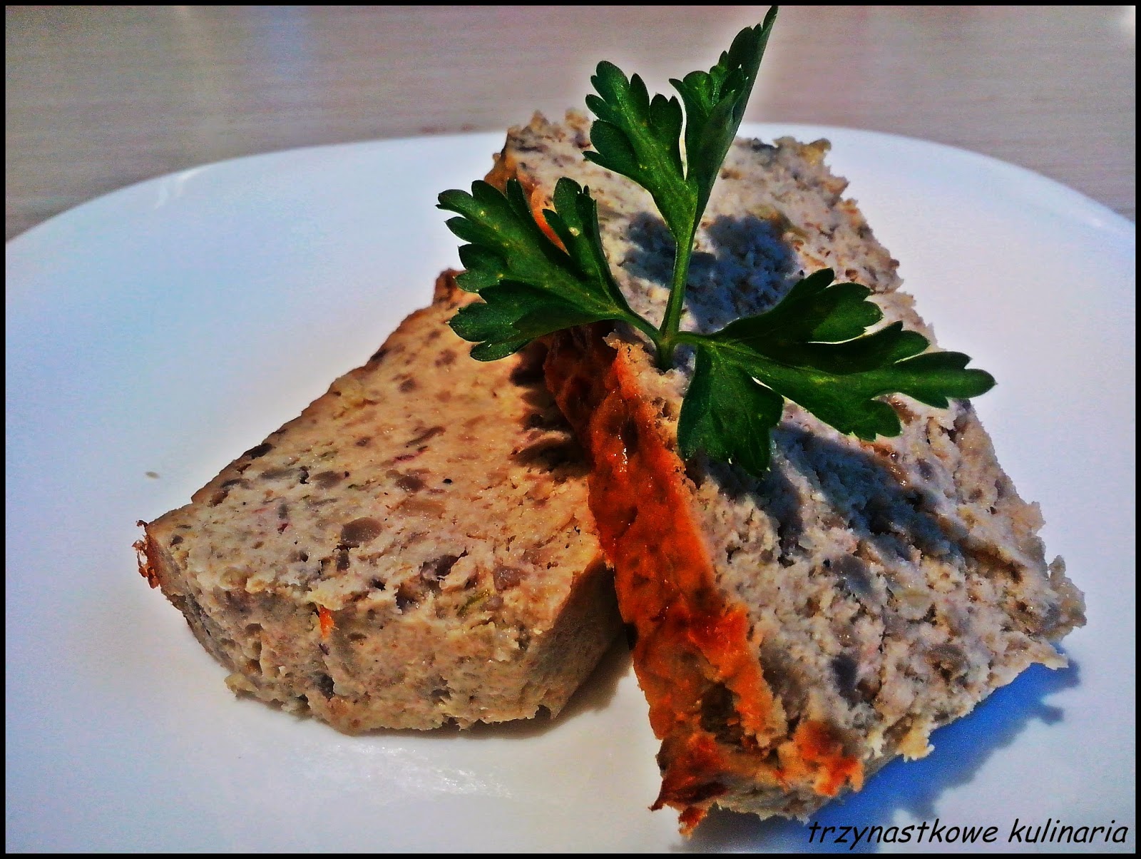 Trzynastkowe Kulinaria Pasztet z kurczaka Terrine of chicken Terrine