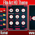 Flip Art Live HD Theme For Nokia x2-00,x2-02,x2-05,x3-00,c2-01,2700,206,301,6303 240*320 Devices.