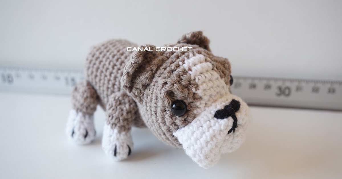 CANAL CROCHET: Perro Bulldog amigurumi tutorial