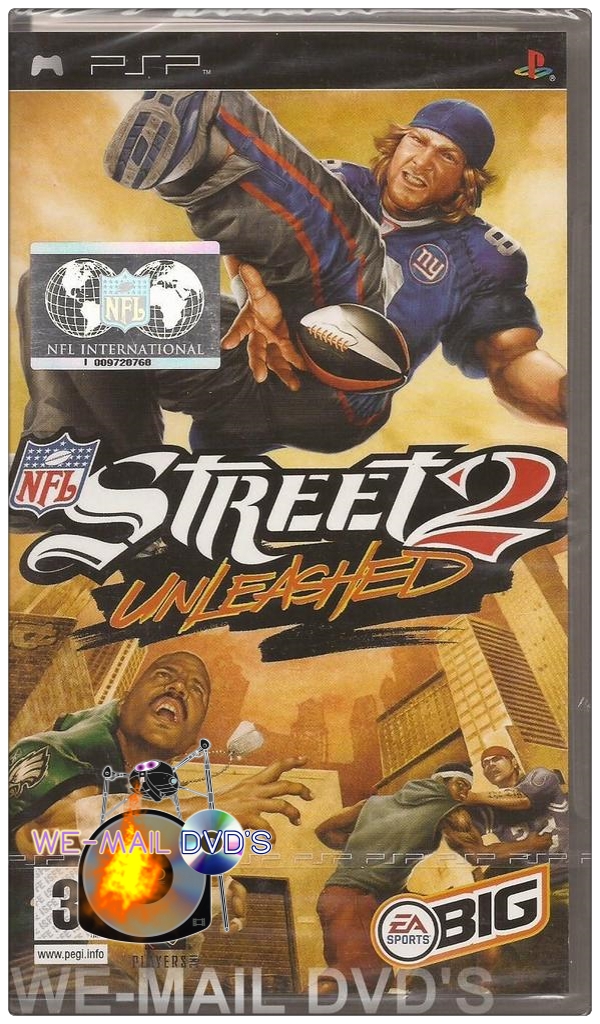 NFL Street 2 Unleashed (Europe) PSP The Roms Game Premium