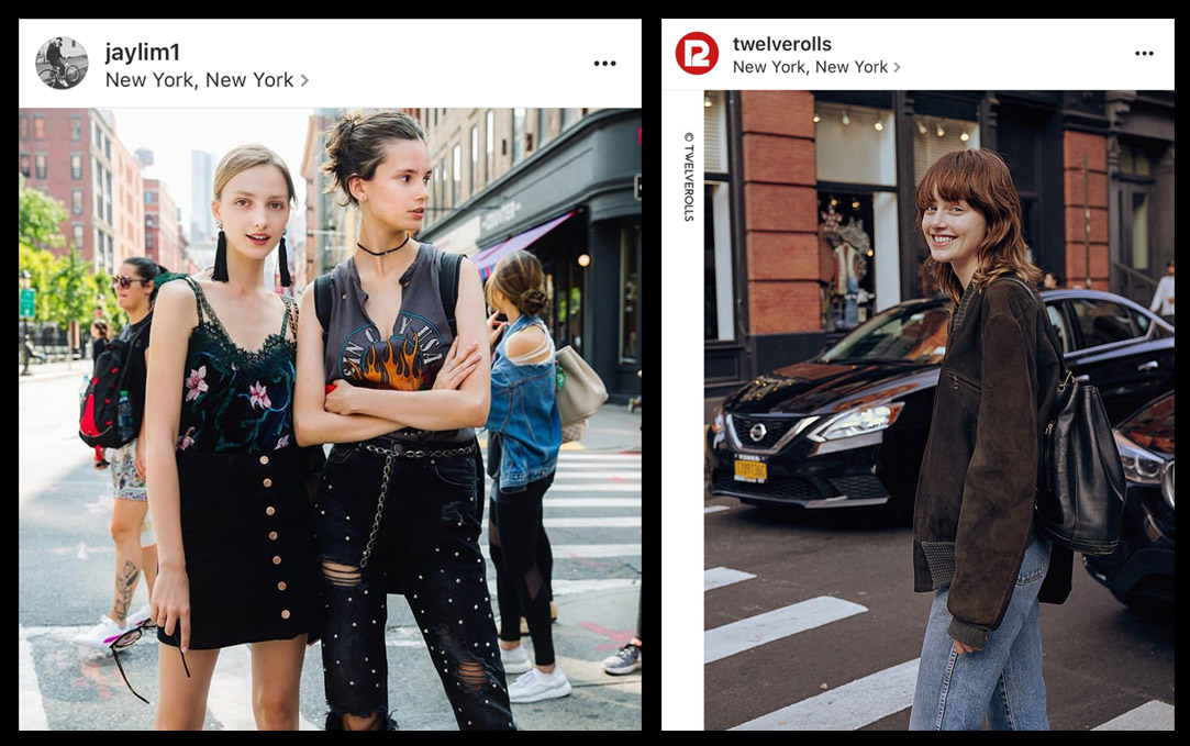 facethis Model's Street Style NY Fashion Week Castings