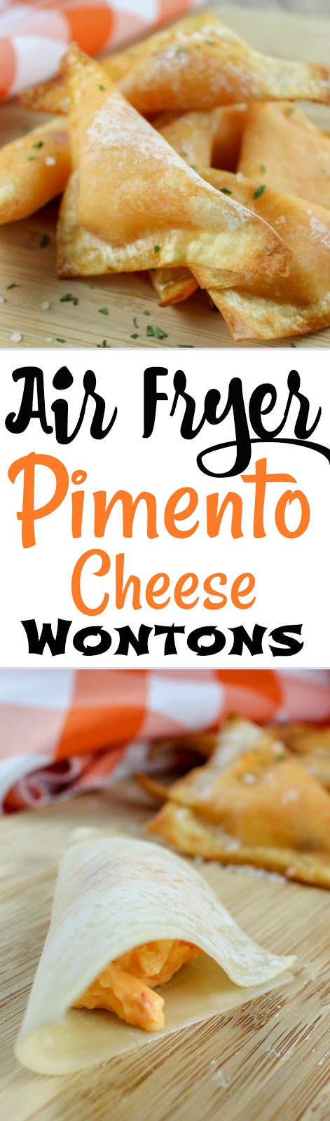 Recipe: Air Fryer Pimento Cheese Wontons - The Food Hussy
