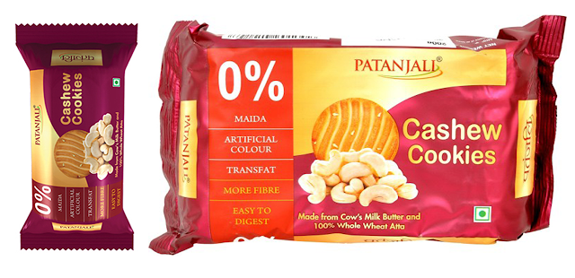Patanjali Cashew Cookies Review