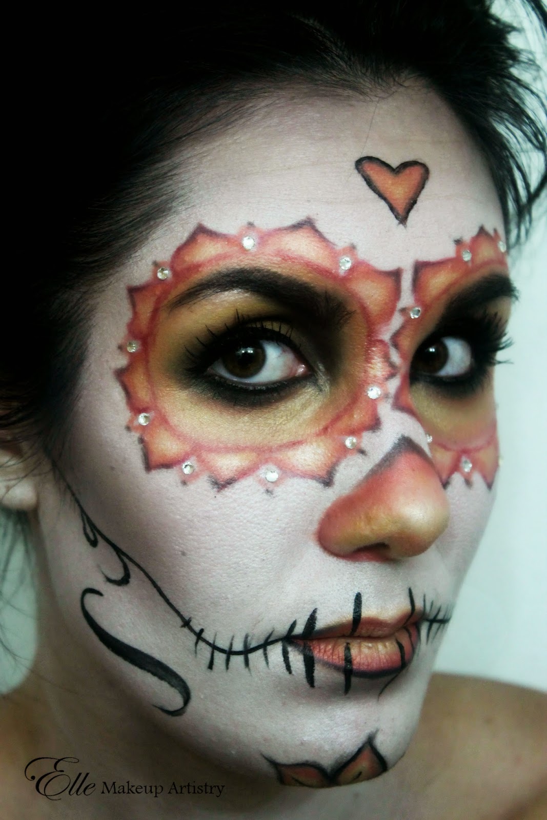 Elle Makeup Artist: Halloween Makeup - Dia de los Muertos - Day of the ...