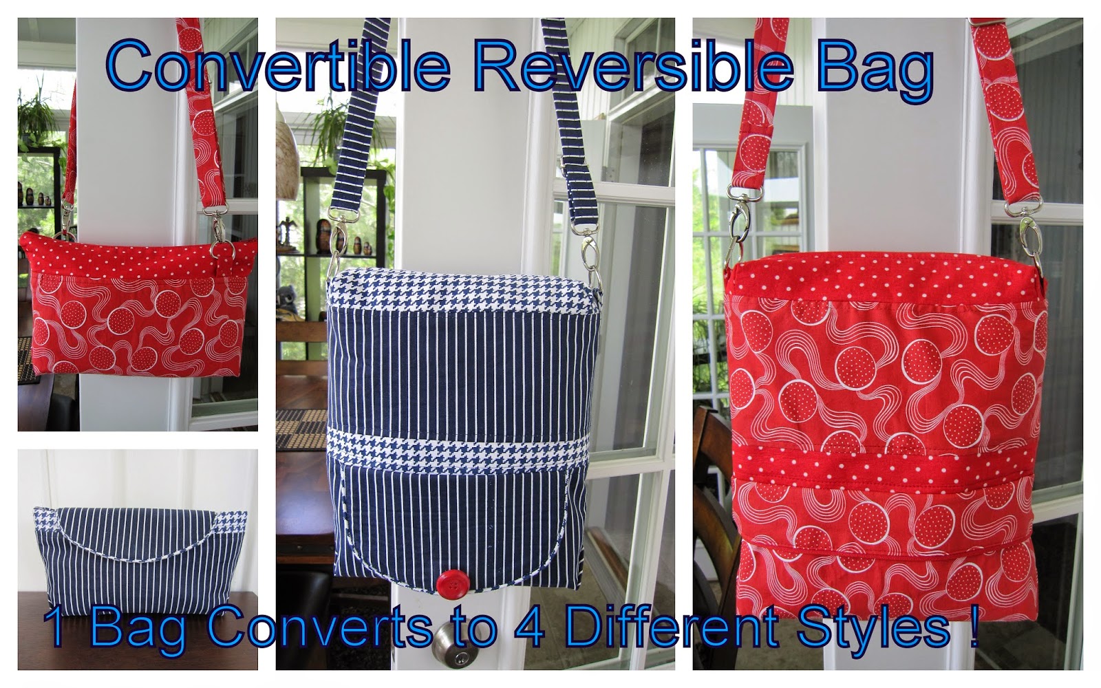 shades of BOLD : The Convertible Reversible Bag Tour and Fun Giveaway