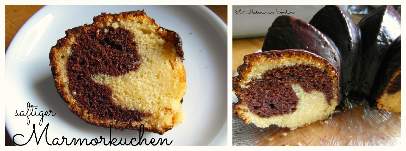 ich hab da mal was ausprobiert: saftiger Marmorkuchen