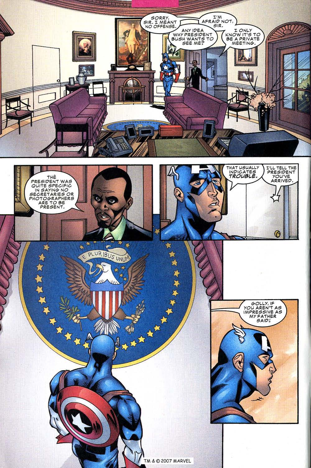 Read online Captain America (1998) comic -  Issue # Annual 2001 - 4