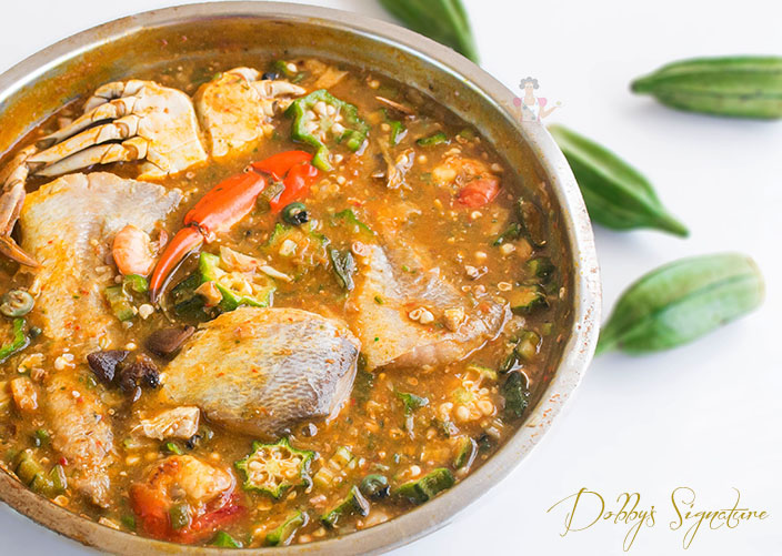 Seafood Okra Soup Dobby's Signature