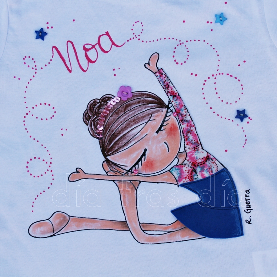 Camiseta personalizada gimnasia