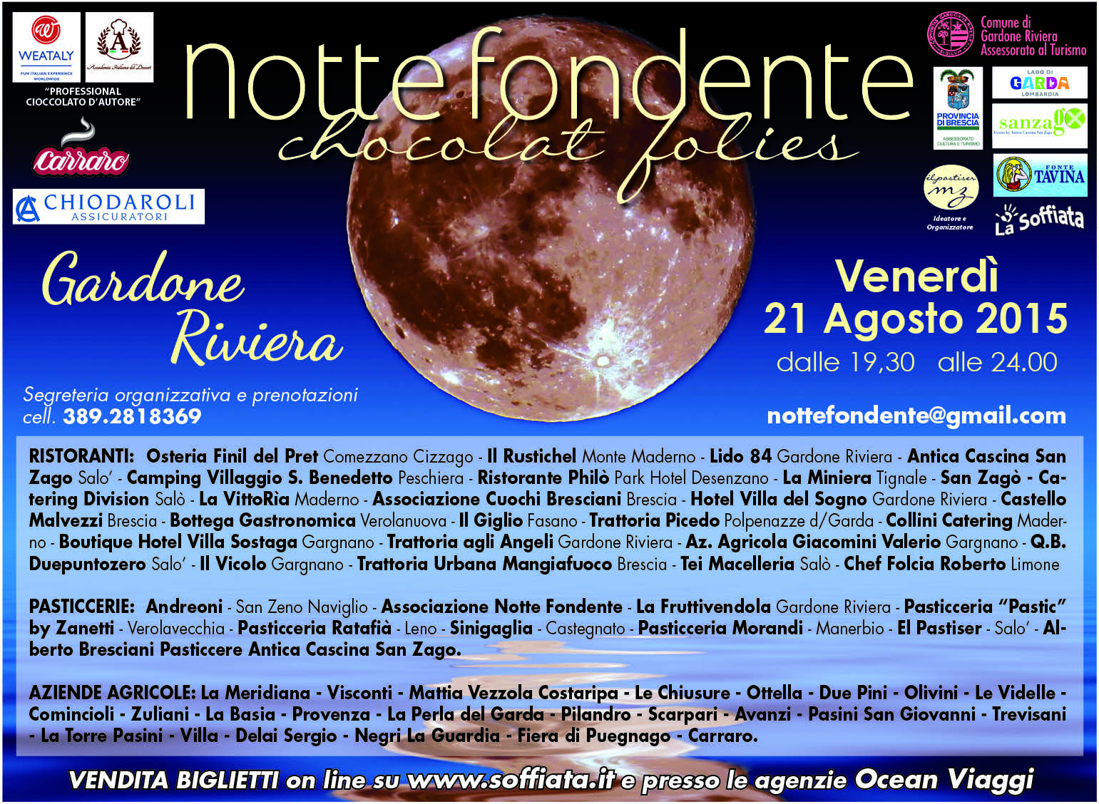 6° EdIZIONE NOTTE FONDENTE GARDONE RIVIERA