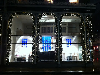 Christmas lights, somewhere near Bond Street, London