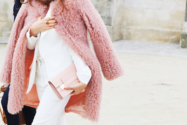 Soft pink. Abrigo rosa palo.