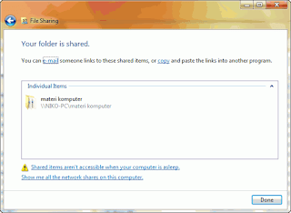 Cara Sharing Folder data dan File pada Windows