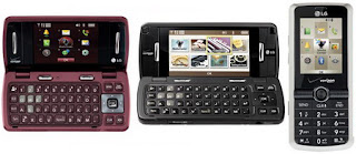 LG enV3, enV Touch and LG Glance announced for Verizon