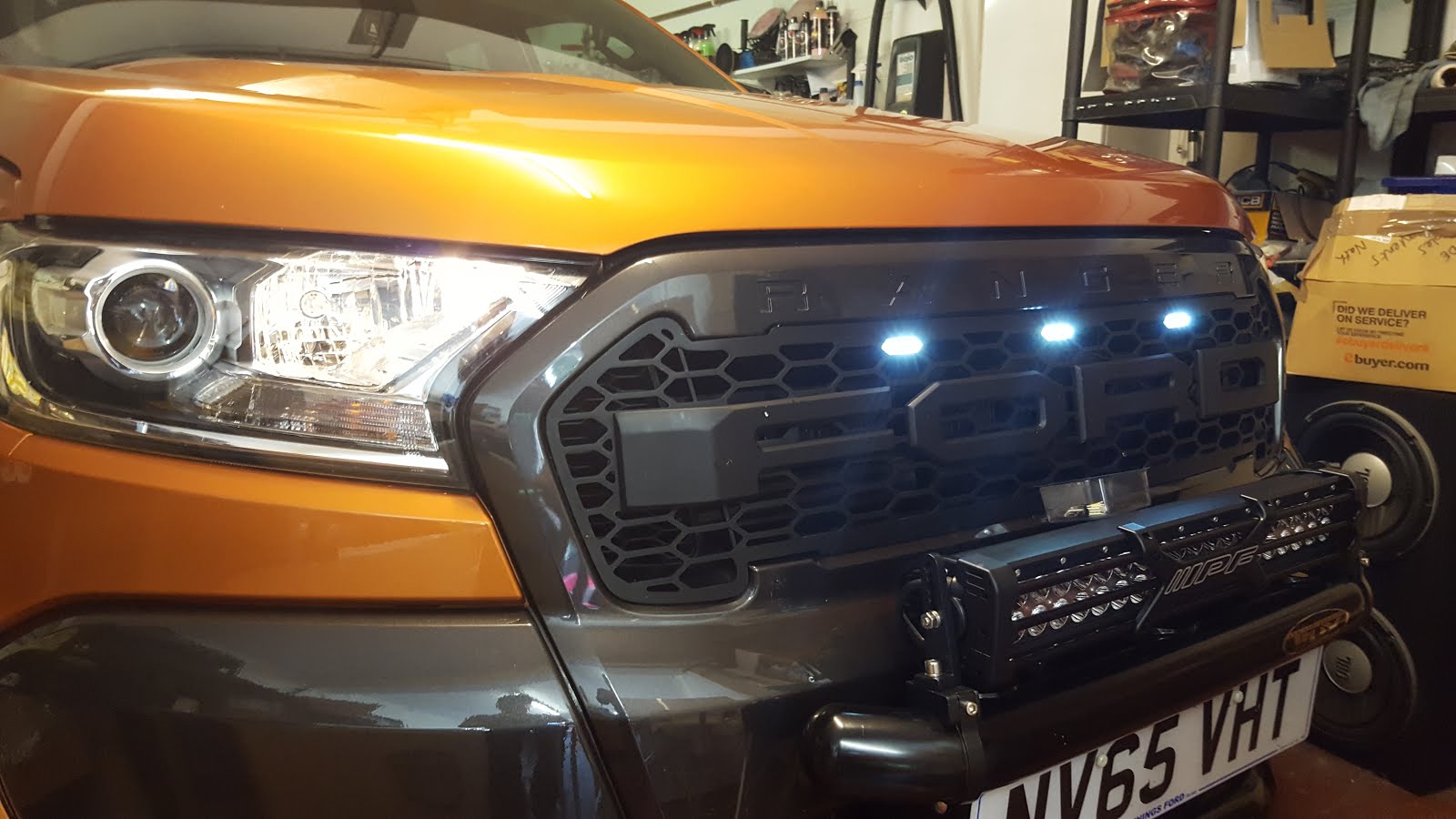 Ford Ranger Front and Rear Light Surrounds