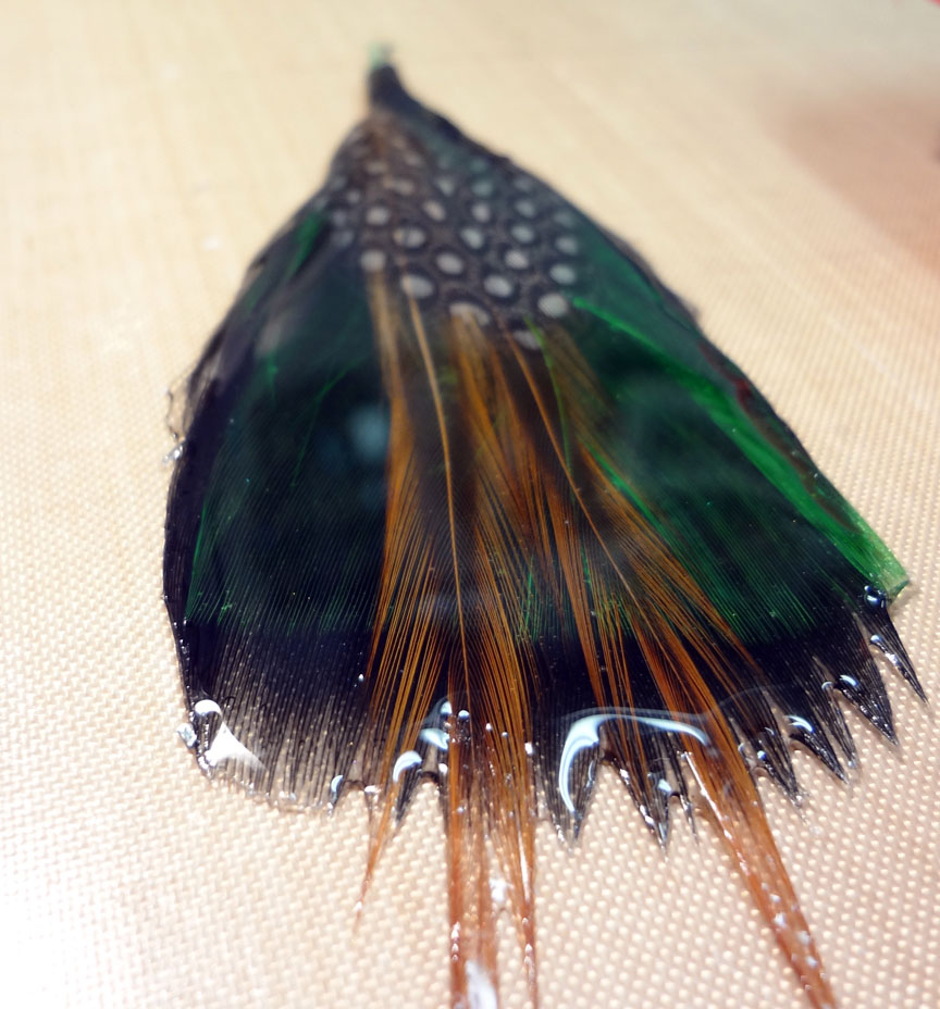 Resin Crafts How To Glaze a Feather With Jewelry Resin Part Two!