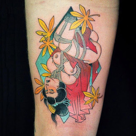 15 Intense Shibari Tattoos 15 Intense Shibari Tattoos
