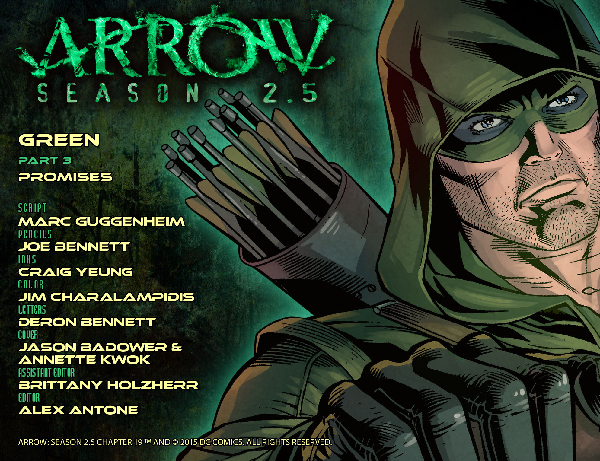 Read online Arrow: Season 2.5 [I] comic -  Issue #19 - 2