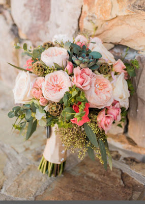 Rustic wedding flowers ideas
