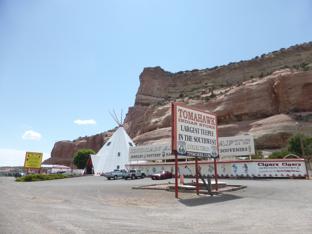 LA ROUTE 66 1er JUILLET DE GALLUP A HOLBROOK
