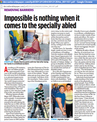 nothing is impossible for disabled doctor Satendra Singh