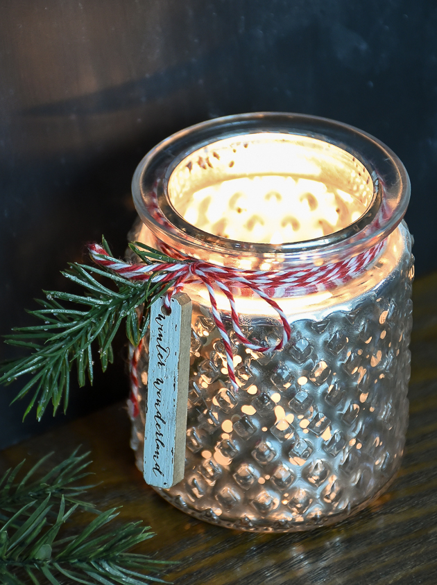 How to Make Inexpensive Dollar Tree Christmas Votive Holders Little