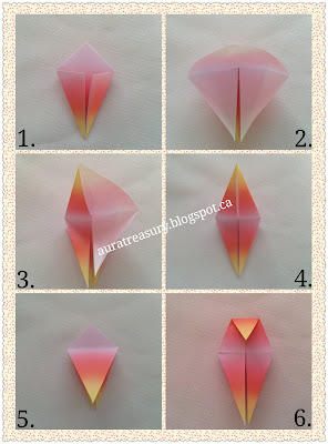how to make origami flower with one paper only
